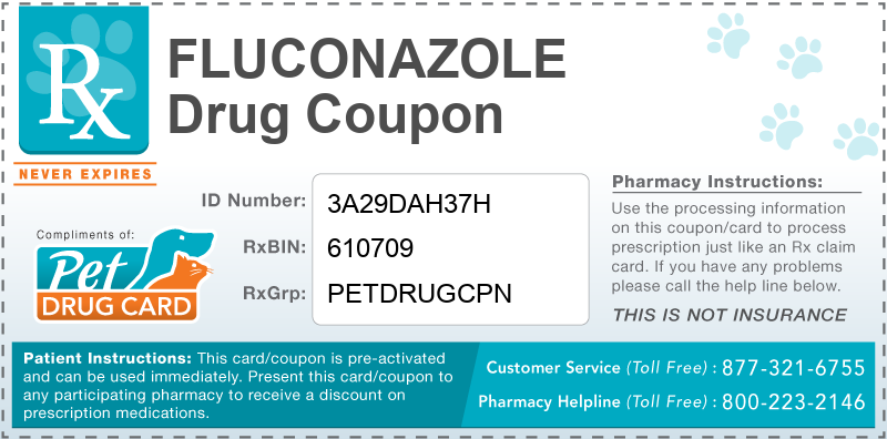 This Fluconazole coupon provides significant prescription savings at pharmacies nationwide