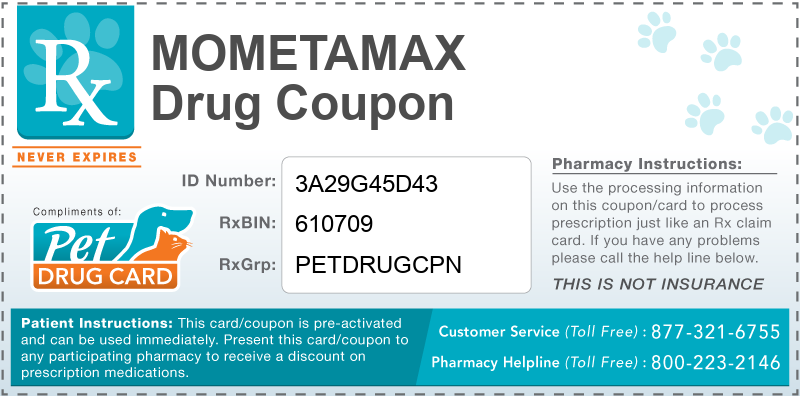 This Mometamax coupon provides significant prescription savings at pharmacies nationwide