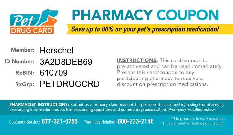 discount pet medication usa coupon
